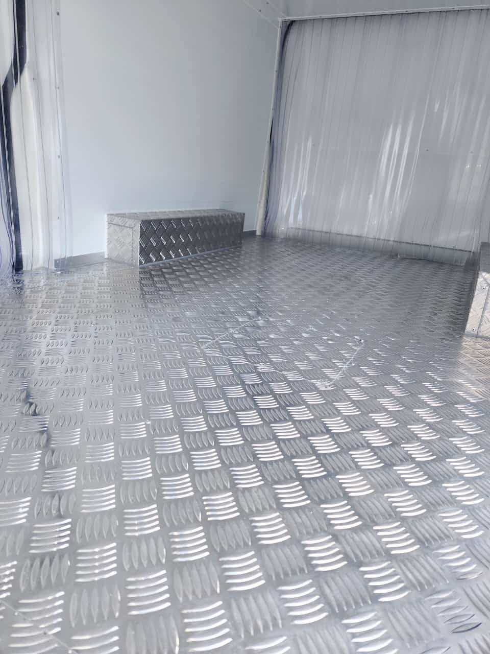 Clean refrigerated cargo area